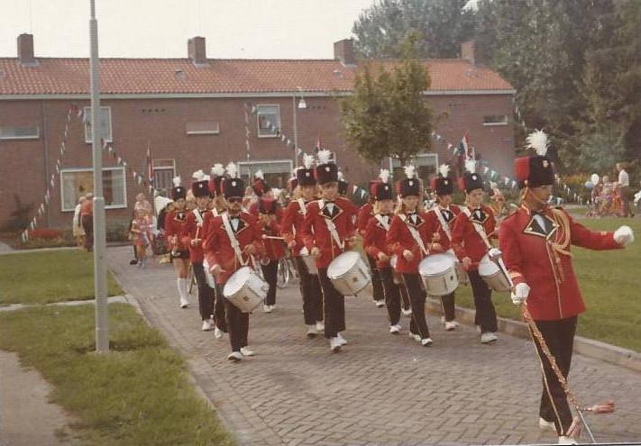 Drumband Espel in 1973